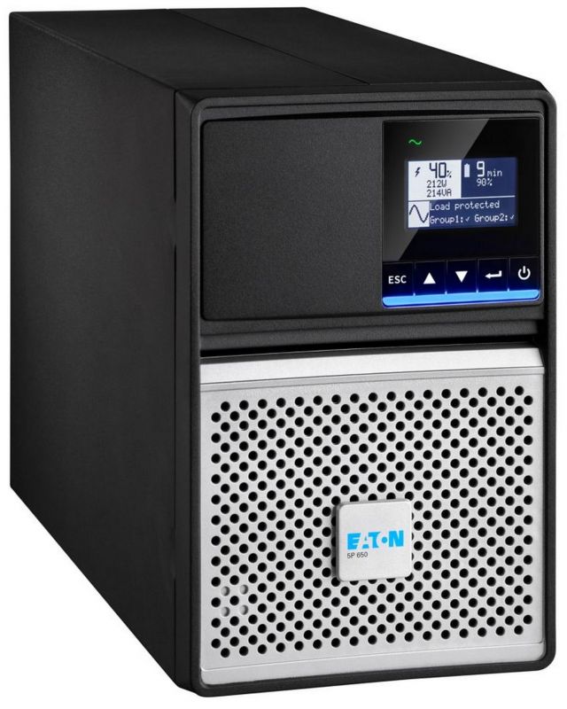 Джерело безперебійного живлення Eaton 5P G2, 650VA/520W, LCD, USB, RS232, 4xC13
