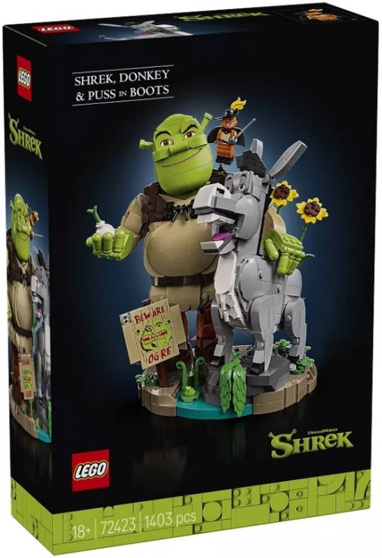 Конструктор LEGO Shrek Шрек, Віслюк і Кіт в чоботях