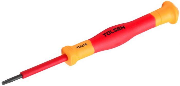 Викрутка Tolsen Premium Torx, прецизійна, діелектрична, T15х50мм