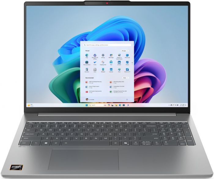 Ноутбук Lenovo IdeaPad Slim 5-16ARP10 16" WUXGA  AG, AMD R7-7735HS, 16GB,F512GB, UMA, DOS, сірий