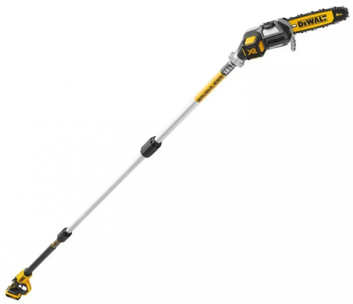 Висоторіз ланцюговий акумуляторний DeWalt 18В шина 20см штанга 180-280см 4.0кг без АКБ та ЗП