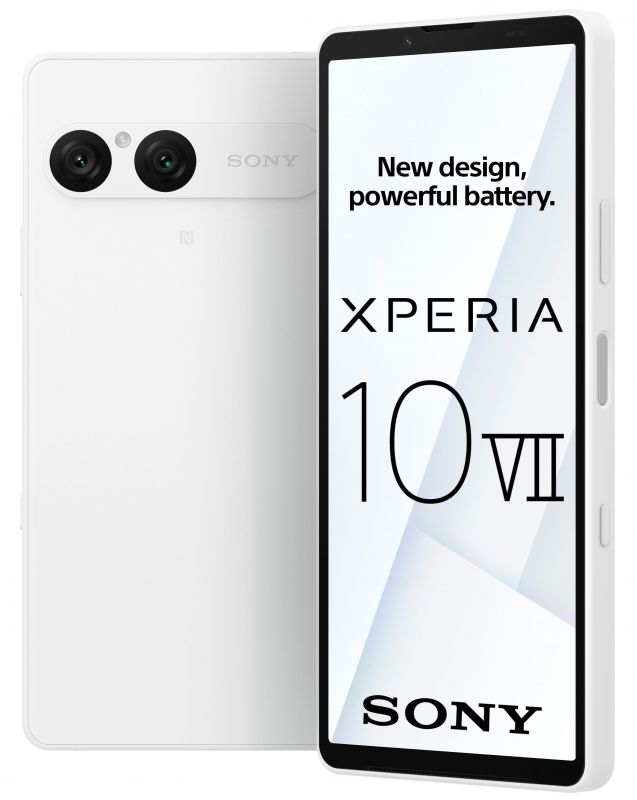 Смартфон Sony Xperia 10 VII 5G (XQ-FE72) 6.1" 8/128ГБ, 2SIM, 5000мА•год, білий