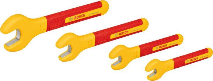 Ключі гайкові Bosch Professional, набір 4 шт, VDE
