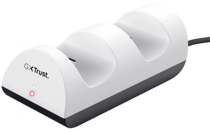 Зарядна станція для геймпадів Trust GXT 254 for PS5, білий