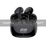 Навушники TWS 2E BudsMini, BT 6.0, IPX4, SBC, Touch control, Mic, чорний