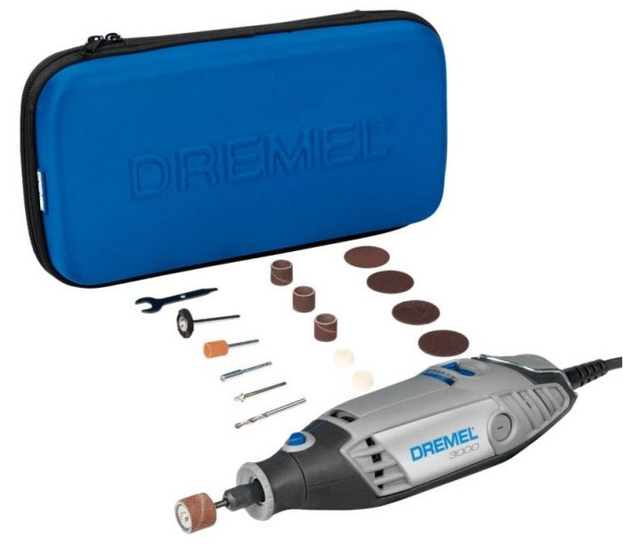 Шліфмашина шліфувально-гравірувальна Dremel 3000-15 130Вт 10000-33000об·хв 15 насадок 0.55кг