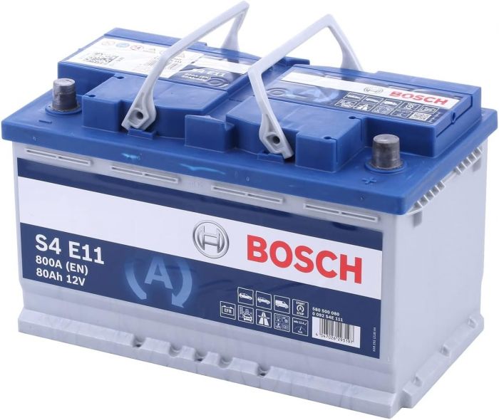 Акумулятор Bosch S4 12В 80Аг 800А R+ (0 092 S4E 111)